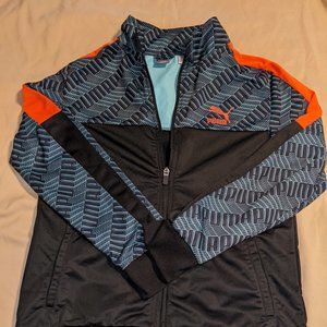 PUMA Boys Full Zip Warm-up Jacket
